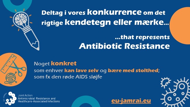 Design et globalt mærke for antibiotikaresistens! Find konkurrencen på eu-jamrais hjemmeside.